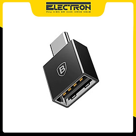 Baseus LV106-B01 Đầu Chuyển OTG USB Type C Sang USB | Chính hãng Baseus