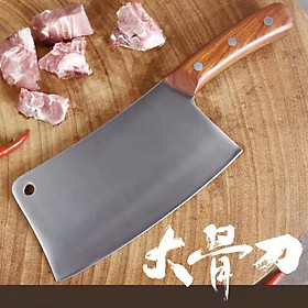 Mua Dao Chặt Đại / Dao Pha Cán ( Gỗ Xương Gà ) - ( Tặng dán inox To Treo Dao )