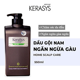 Dầu gội nam cao cấp Hàn Quốc homme scalp care - Nam (trị gàu) (Chăm sóc da đầu, trị gầu hiệu quả) 550ml