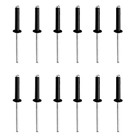 12Pcs Aluminum Blind Pop Rivets Dome Head Open End M4 x 6/8/10/12/14/16/20mm
