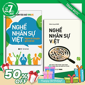 Trạm Đọc Official | Nghề Nhân Sự Việt : Nghìn Lẻ Chuyện Giờ Mới Kể + Góc Nhìn Từ Bên Trong: Hành trình phát triển cùng con người và tổ chức ( 2 cuốn )