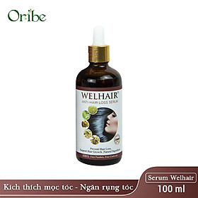 Serum Kích Thích Mọc Tóc Ngăn Rụng Tóc Phục Hồi Tóc Hư Tổn Welhair 100ml