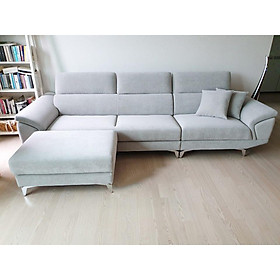 Mua Sofa nỉ nhung 2.8m  màu ghi