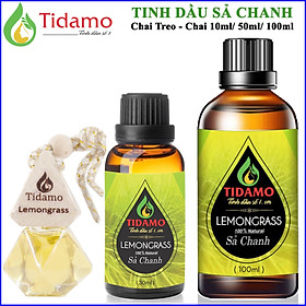 Tinh Dầu Sả Chanh Nguyên Chất TIDAMO, Tự Chọn Dung Tích | Chính Hãng, Có Kiểm Nghiệm | Tinh Dầu Xông Phòng Cao Cấp 100% Thiên Nhiên, An Toàn Cho Trẻ, Khử Mùi, Kháng Khuẩn, Đuổi Muỗi, Giải Cảm