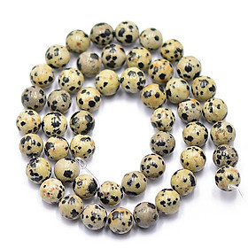 8mm Natural Dalmatian Jasper Gemstone Round Loose Spacer Beads Jewelery 15