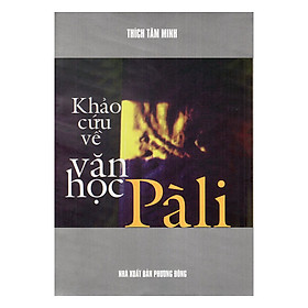 [Download Sách] Khảo Cứu Về Văn Học Pàli