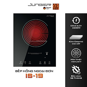 Mua Bếp đơn hồng ngoại JUNGER IS-19 2000W Không kén nồi Hàng Chính Hãng Bảo Hành 12 Tháng
