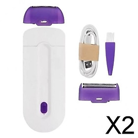 Mua 2xPro Hair Remover Machine Womens Body Shaving Epilator Trimmer Painless tại Magideal2 Mua 2xPro Hair Remover Machine Womens Body Shaving Epilator Trimmer Painless tại Magideal2