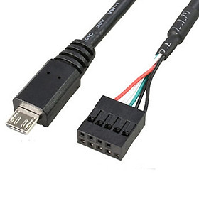 PC Máy tính Bo mạch chủ 9p đến Micro USB đến DuPont 2.54mm 5Pin DuPont USB đến Micro USB Data Date
