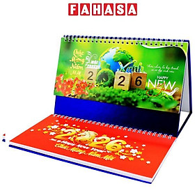 Lịch Để Bàn 2 Lò Xo - Môi Trường Xanh - NST 76B