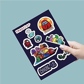 Among Us - Single Sticker hình dán lẻ Game