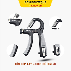 Kìm Bóp Tay, Kìm Tập Cơ Tay, Dụng Cụ Tập Cơ Tay Tập Gym Điều Chỉnh Lực 5-60kg Có Đếm (Màu Ngẫu Nhiên)
