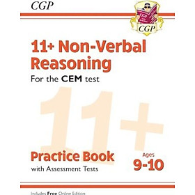 Sách - 11+ CEM Non-Verbal Reasoning Practice Book & Assessment Tests - Ages 9-10 (w by CGP Books (UK edition, paperback)