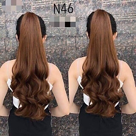 Tóc kẹp ngoặm️ xoăn đuôi dài cao cấp- hình thật