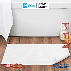 Mua Thảm chùi chân   thảm lau chân 100% cotton thấm hút tốt  chống trơn trượt  dày dặn