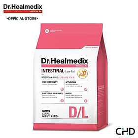 THỨC ĂN HẠT KHÔ CHO CHÓ HỖ TRỢ ĐƯỜNG RUỘT & HỆ TIÊU HÓA DR.HEALMEDIX INTESTINAL LOWFAT( ÍT BÉO) TÚI 1.5KG