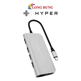 Cổng chuyển đổi HyperDrive 9-in-1 Power USB-C Hub HD30F - Hàng chính hãng