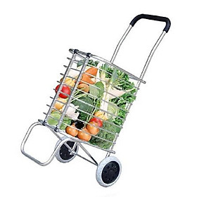 Mua  KoSuyTu  XE KÉO ĐI CHỢ  SIÊU THỊ THÔNG MINH GẤP GỌN TIỆN LỢI – CHẤT LIỆU HỢP KIM NHÔM CAO CẤP