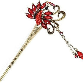Trâm Cài Tóc Cổ Trang Cosplay Trung Quốc Trang Sức Phụ Kiện Tóc Nữ Đính Đá