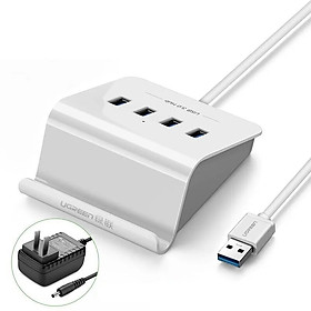 Mua Bộ chia Hub USB  3.0*4 Port Có khay đỡ cao cấp màu Trắng UGREEN UHU20279CR109 Hàng chính hãng