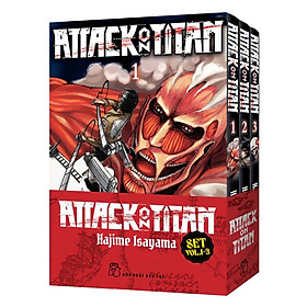 Attack On Titan Combo 1-3 (Tặng Kèm Card Pvc Và Card Shikishi Chữ Ký Tác Giả) - Bản Quyền