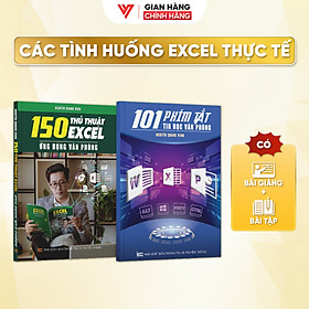 Bộ Sách Dạy Tin Học Văn Phòng 150 Thủ Thuật Excel Và 101 Phím Tắt Bí Quyết Làm Chủ Excel Nâng Cao