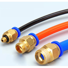 Mua Khớp nối 1 đầu ống 1 đầu ren nhiều lựa chọn từ ống 6mm  8mm  9.6mm  12mm ren 10mm  13mm  17mm  21mm