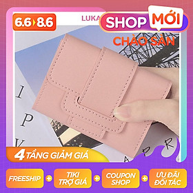 Ví nữ mini cao cấp cầm tay đẹp nhỏ gọn bỏ túi đựng tiền LUKAMO VD238