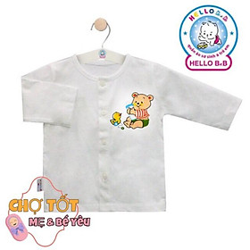 ÁO TAY DÀI CÚC GIỮA COTTON HELLO B&B