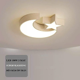 Mua Đèn ốp trần trang trí gắn trần nhà có điều khiển đèn led decor phòng ngủ phòng khách