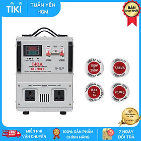 Mua Ổn áp lioa 7.5kva model SH - 7500II