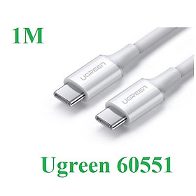 Cáp usb type c revolution 2.0 vỏ abs màu trắng ugreen 60551 US300 - Hàng Chính Hãng