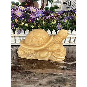 Mua Tượng con rùa phong thủy đá ngọc hoàng long đặt bàn làm việc - Dài 20 cm
