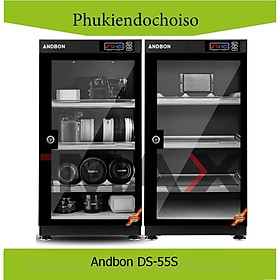 Tủ chống ẩm 55 lít Andbon DS-55S-New model 2022, Hàng chính hãng