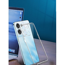 Ốp lưng dẻo silicon dành cho OPPO Reno 8 5G Ultra Thin (mỏng 0.6mm, Trong suốt) - Hàng chính hãng