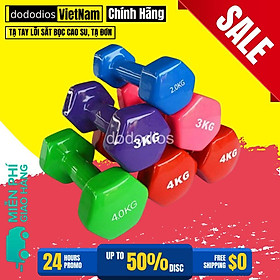Tạ tay 0.5kg tập gym yoga pilates Thể Dục tại nhà cho nam nữ - Hàng chính hãng dododios