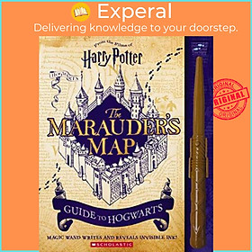 Sách - Harry Potter: The Marauder's Map Guide to Hogwarts by Jenna Ballard (US edition, hardcover)