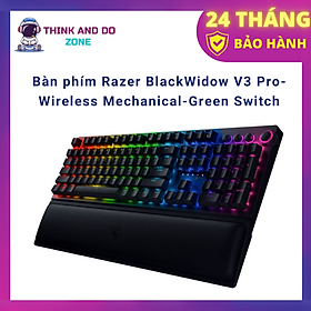 Bàn phím Razer BlackWidow V3 Pro-Wireless Mechanical-Green Switch_RZ03-03530100-R3M1- HÀNG CHÍNH HÃNG