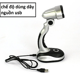 Mua (TẶNG 3 PIN) ĐÈN ĐỂ BÀN HOẶC CẦM TAYĐA NĂNG ĐỂ BÀN  CẦM TAY 12 LED SIÊU TIỆN LỢI - ĐÈN ĐỌC SÁCH