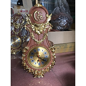 Mua Đồng hồ treo tường khắc chữ lộc bằng gỗ hương đá kt 35×65×4cm