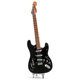 Mô hình thép 3D tự ráp mẫu đàn ghi ta màu đen