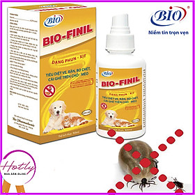 Thuốc xịt BIO-FINIL tiêu diệt ve bọ chét rận ghẻ trên da chó mèo siêu hiệu quả-79203