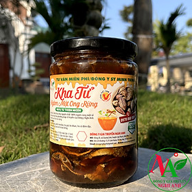 Hộp 950gr Kha tử ngâm mật ong rừng 4 mùa Đông Y Nghi Anh bổ phế, trừ ho, long đờm thanh họng tốt cho mọi lứa tuổi
