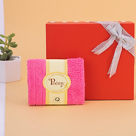 Mua Khăn tắm nhỏ lau tóc POÊMY kích thước 48x95cm  sợi siêu vi mảnh  mềm mại  gọn nhẹ  thấm nước tốt  nhanh khô