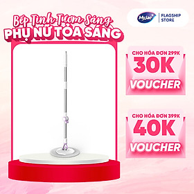 Mua Cây Lau Nhà Đơn MyJae Sợi Microfiber Xoay 360 Độ Phù Hợp Cho Nhiều Loại Thùng Lau 134cm