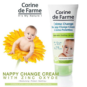 CORINE DE FARME KEM HỖ TRỢ TRỊ HĂM TÃ CHO BÉ NAPPY CHANGE CREAM 100ML
