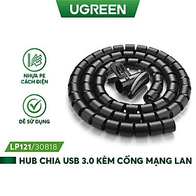 Dây dạng ống xoắn PE bảo vệ các loại dây cáp dài 1.5m UGREEN LP121 30818 Hàng chính hãng