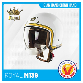 Hình ảnh Nón bảo hiểm 3/4 Royal M139 Tem Kính Âm Thời Trang, An Toàn và Tiện dụng