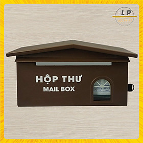 Mua HỘP THƯ GÓP Ý HÌNH MÁI NHÀ (CHẤT LIỆU SẮT  SƠN TĨNH ĐIỆN VÀ INOX 430) - CAO CẤP TÔ THÊM VẺ ĐẸP SANG TRỌNG CHO NGÔI NHÀ CỦA BẠN