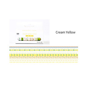 Bộ 10 cuộn băng dán giấy Nhật Bản chủ đề Freash kích thước 8mm 3 mét